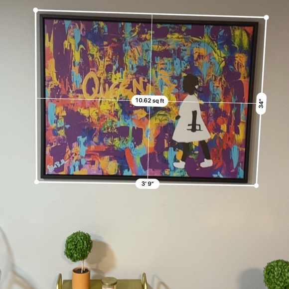 40x30
Lmtd Edition The Bridges Ruby Crossed 2021 - stretched canvas, black frame - Picture 2 of 3